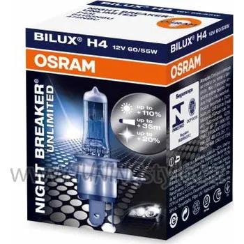 Autodoplněk Žárovka Osram Night Breaker Unlimited 64193NBU H4 12V 55W