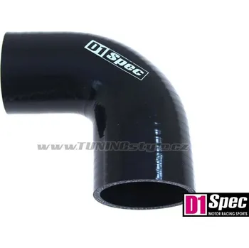 Silikonová hadice, koleno redukční D1Spec Black 90° 57/63 - 100mm