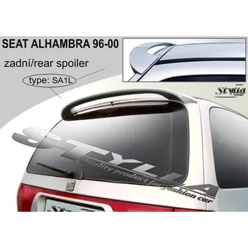 Auto-moto Spoiler zadní dveří horní, křídlo Stylla SEAT Alhambra I 96-00