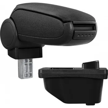 Loketní opěrka Loketní opěrka Peugeot 308 I 07-15, černá, textil