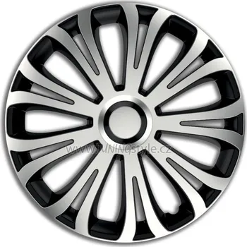 Poklice na kolo Ozdobné kryty kol, poklice 13" ARGO AVERA SILVER/BLACK 4ks