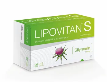 Přírodní produkt Herbacos Recordati Lipovitan S 140 mg 90 + 15 tbl.