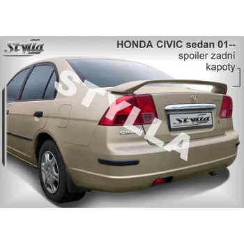 Auto-moto Spoiler zadní kapoty, křídlo Stylla Honda Civic sedan 01-
