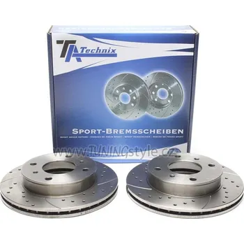 Brzdový kotouč Sportovní brzdové kotouče TA Technix - přední chlazené 242mm - Nissan Primera