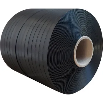 Lepicí páska PP páska 10 x 0,35 mm, 60/160 - 900 m, 1010 N, černá