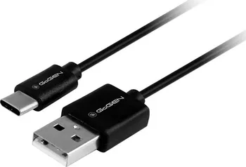 Datový kabel GoGEN USB-C 0,5 m černý