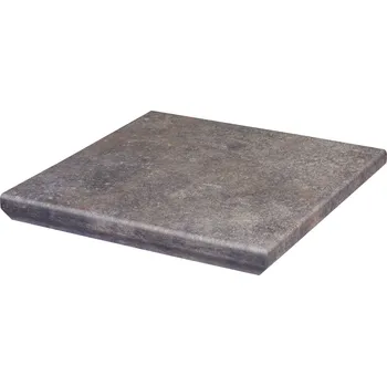 Viano grys kapinos stopnica narozna - schodovka s nosem rohová 33x33 šedá 151734