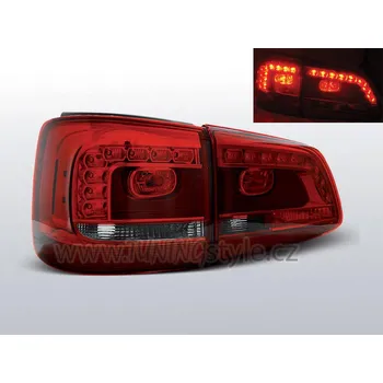 Zadní světlomet Zadní světla LED VW Touran II 10- červená/kouřová