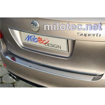 Tuning Práh pátých dveří - leštěný nerez, Škoda Superb II Combi 10-15