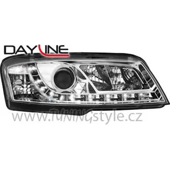 Přední světlomet Přední světla Devil Eyes FIAT Stilo 01-08 chrom