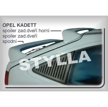Auto-moto Spoiler zadní dveří horní, křídlo Stylla Opel Kadett E htb 84-91