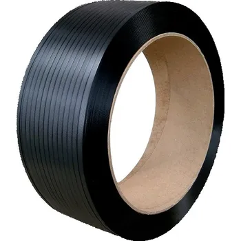 Lepicí páska PP páska 15 x 0,80 mm, 400/150 - 1500 m, 2700 N, černá