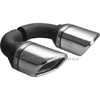 Koncovka výfuku Koncovka výfuku přesná k přivaření VW Touareg 02-12 duplex 105x80mm