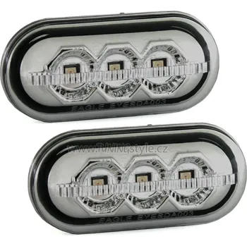 Směrový světlomet Blinkry boční LED Renault chrom kouřové