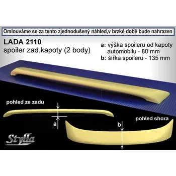 Auto-moto Spoiler zadní kapoty, křídlo Stylla Lada L 2110 sedan 2-body