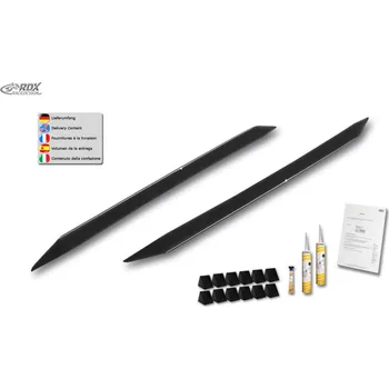 Tuning Prahy , lišty prahů RDX Slim VOLVO V60 / S60 -2013 černé lesklé