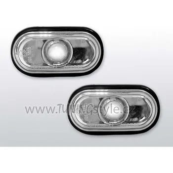 Směrový světlomet Boční blinkry Renault Clio 90-01 chromové
