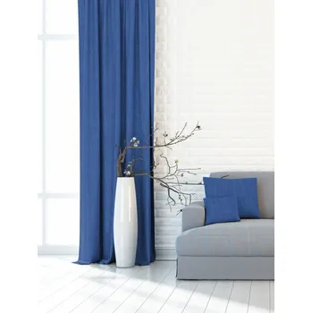 Zatemňovací závěsy Melír modrý - Blackout - látka v metráži P7909/171