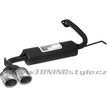 Výfuková trubka Sportovní výfuk ULTER SPORT Mazda 323/323F 94-98 single 120x80mm typ2