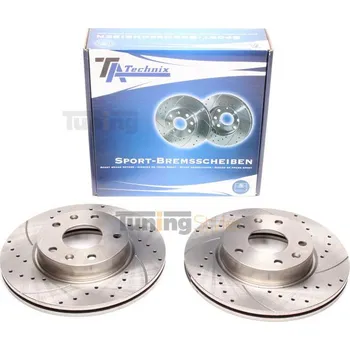 Brzdový systém Sportovní brzdové kotouče TATechnix-Přední 277mm Land Rover Freelander