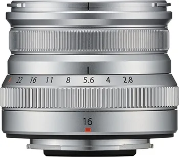 Objektiv Fujifilm Fujinon XF 16 mm f/2,8 R WR stříbrný