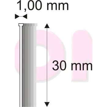 Průmyslová sponka Brad 12/30 (18G) ZN hřeby, 5000 ks