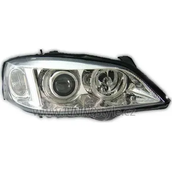 Přední světlomet Přední světla angel eyes Opel Astra G chromové