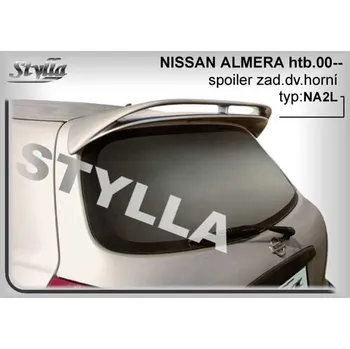 Auto-moto Spoiler zadní dveří horní - dvojitý, křídlo Stylla Nissan Almera htb 00-