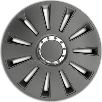 Disk Ozdobné kryty kol, poklice 13" 4racing SILVERSTONE PRO DARK 4ks