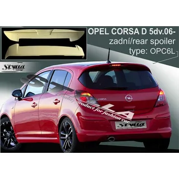 Auto-moto Spoiler zadní horní, křídlo Stylla Opel Corsa D 5D 07-