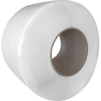 Lepicí páska PP páska 8 x 0,55 mm, 200/190 - 4500 m, 950 N, bílá