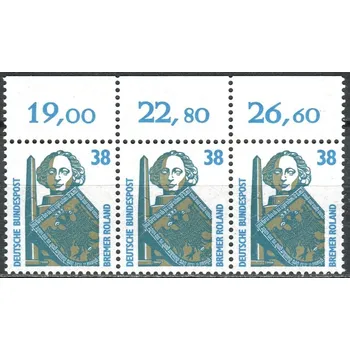 Poštovní známka (1989) MiNr. 1400 A ** - Německo - 3-pá - počit. - Památky (V) - Rolandsäule, Brémy