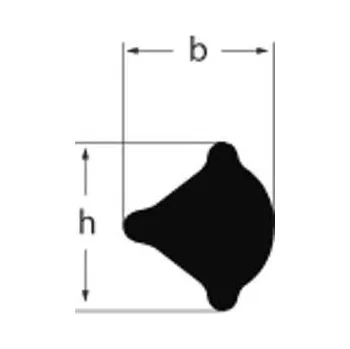 Stavební profil VA1100412 (Výplňový profil)