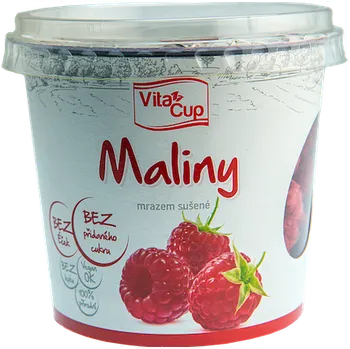 Sušené ovoce VitaCup Maliny celé 30 g