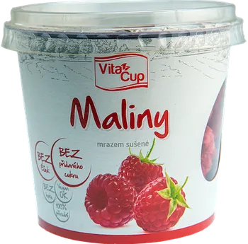 Sušené ovoce VitaCup Maliny celé 30 g