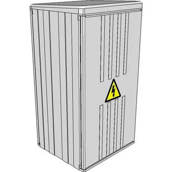 Rozvaděč Elektroměrový rozvaděč ELPLAST-KPZ PR 4.2.2 na stožár IP54 (3D)