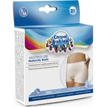 Oblečení a móda Canpol Poporodní elastické kalhotky S/M 2 ks