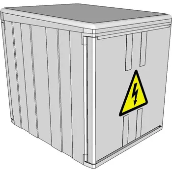 Rozvaděč Elektroměrový rozvaděč ELPLAST-KPZ PR 1.2.1 na stěnu IP43 (3D)