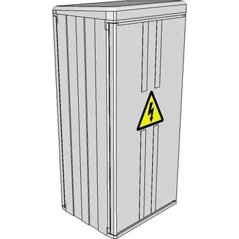 Rozvaděč Elektroměrový rozvaděč ELPLAST-KPZ PR 3.1.1 na stožár IP54 (3D)