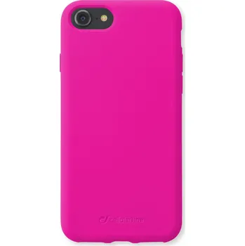 Pouzdro na mobilní telefon Cellularline Sensation pro Apple iPhone 8/7/6 růžový neon