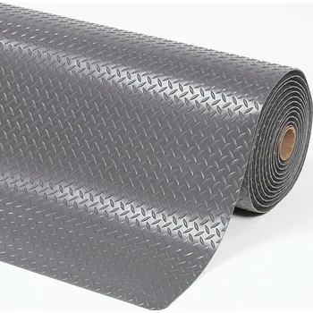 Rohožka Šedá protiúnavová laminovaná rohož Cushion Trax - délka 300 cm, šířka 91 cm, výška 1,4 cm