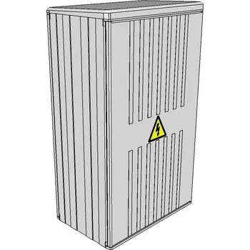 Rozvaděč Elektroměrový rozvaděč ELPLAST-KPZ PR 5.2.3 na sokl IP43 (3D)