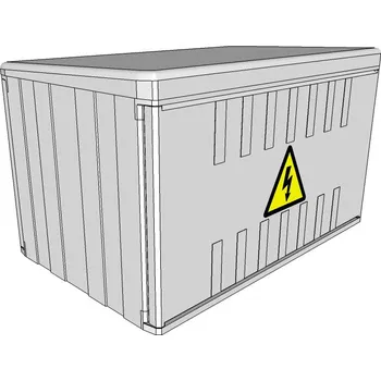 Elektroměrový rozvaděč ELPLAST-KPZ PR 1.2.3 na sokl IP43 (3D)