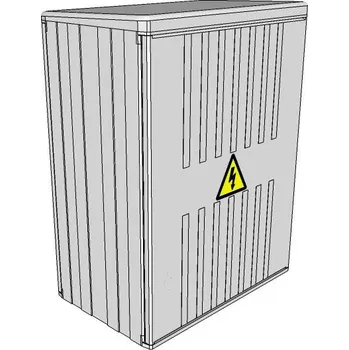 Rozvaděč Elektroměrový rozvaděč ELPLAST-KPZ PR 4.2.3 na stožár IP54 (3D)