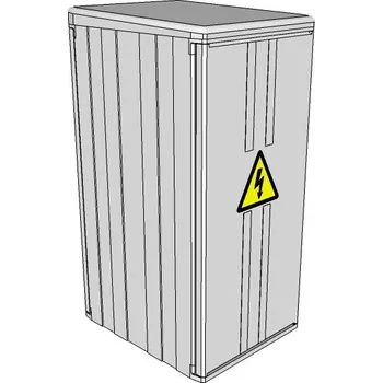 Rozvaděč Elektroměrový rozvaděč ELPLAST-KPZ PR 3.2.1 na stěnu IP43 (3D)