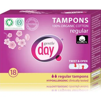 Menstruační tampony Gentle Day Regular tampóny 18 ks