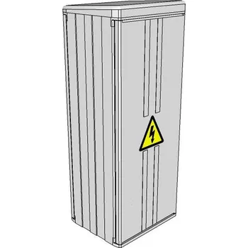 Rozvaděč Elektroměrový rozvaděč ELPLAST-KPZ PR 4.1.1 na sokl IP54 (3D)