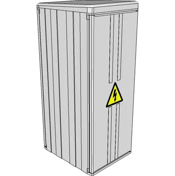 Rozvaděč Elektroměrový rozvaděč ELPLAST-KPZ PR 4.2.1 na stožár IP43 (3D)