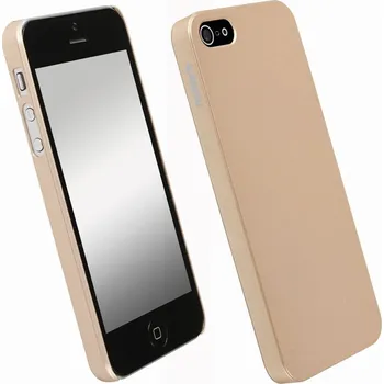 Pouzdro na mobilní telefon Krusell ColorCover Slim Case for iPhone 5/5S - Champagne