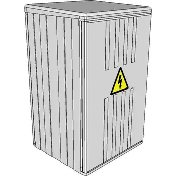 Rozvaděč Elektroměrový rozvaděč ELPLAST-KPZ PR 3.2.2 na stěnu IP54 (3D)